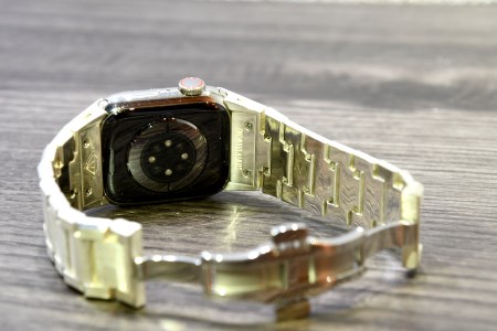 CN-004 Apple Watch専用シルバー925製バンド ダイヤモンド0.34ct