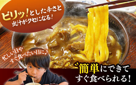 【全12回定期便】カレーうどん ８食 《豊前市》【富士菊】うどん カレーうどん[VAI066]