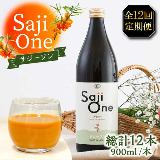 【全12回定期便】サジー ジュースが毎月届く！SajiOneオーガニック（1本）《豊前市》【ハウスボトラーズ】 [VAX032]