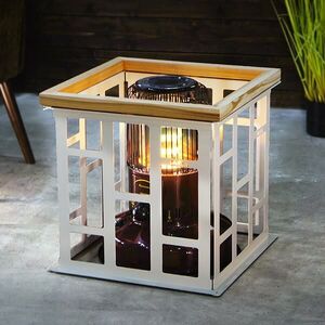 M.O.L ストーブガード S MOL-X401 ホワイト 《豊前市》【ミナト電機工業株式会社】　ストーブ ガード 柵 [VBZ020]