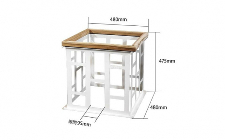 M.O.L ストーブガード S MOL-X401 ホワイト 《豊前市》【ミナト電機工業株式会社】　ストーブ ガード 柵 [VBZ020]