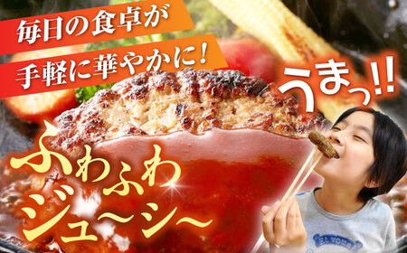 博多和牛×九州産華味鳥 手ごね風ハンバーグ[VAC031]はんばーぐ 冷凍 肉