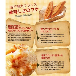 【辛子明太子】明太子屋がこだわった明太フランス10本セット【002-0009】