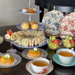 体験型本格英国式アフタヌーンティーペアチケット 紅茶コーディネーターによるミニレッスン付き 福岡県中間市 ふるさと納税サイト ふるなび
