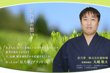 【八女茶】八女星野茶詰合せ「星乃絆」　煎茶80g 深蒸し茶80g かぶせ茶80g【015-0002】