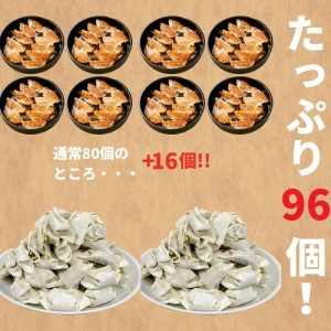 本店鉄なべ　冷凍ぎょうざ48個入り×2セット【040-0002】