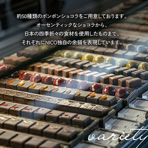 ボンボンショコラ10種アソート／NICOchocolaterie チョコレート チョコレート専門店 ボンボンショコラ スイーツ お菓子 贈答用 ギフト お取り寄せ 福岡県 小郡市 