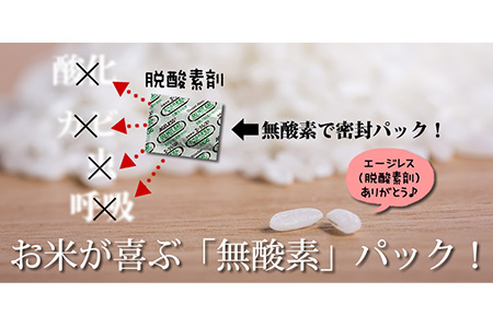 特A 福岡県産米 無洗米 ひのひかり（無酸素フレッシュパック 1.8kg×2