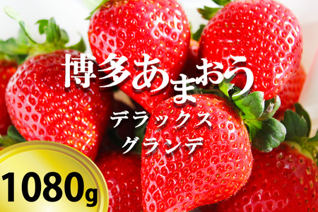 いちごの王様「博多あまおうデラックス&グランデ」4パック【2月下旬~3月上旬配送】