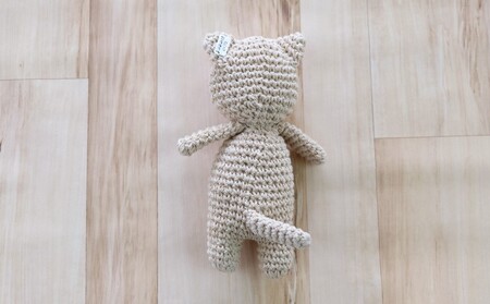 雑貨 ほっこり寄り添う あみぐるみの着せ替え セット ねこちゃん あみぐるみ 