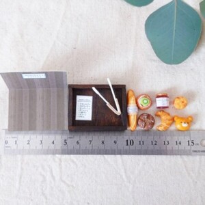 インテリア 本物そっくり!かわいい ミニチュア パン屋さん セット 雑貨