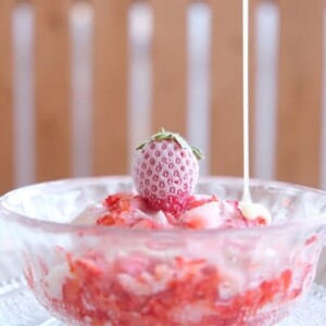 いちご ふわっと溶ける贅沢スイーツ 削りいちご 600g 練乳付き イチゴ 苺 果物 デザート ベリー畑 福田ファーム ※配送不可：沖縄、離島 