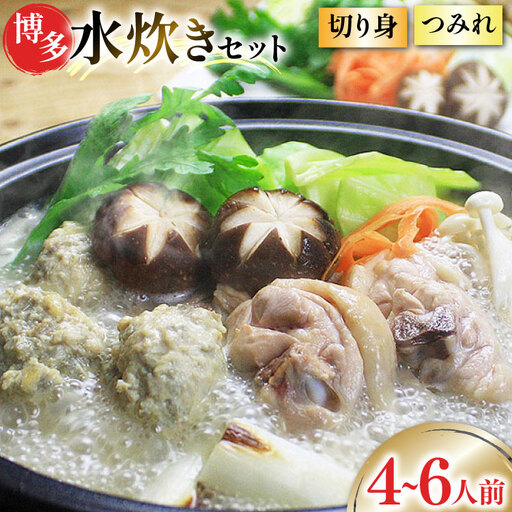 博多水炊き セット (切り身・つみれ) 4～6人前 [ベネフィス 福岡県 筑紫野市 21761416]