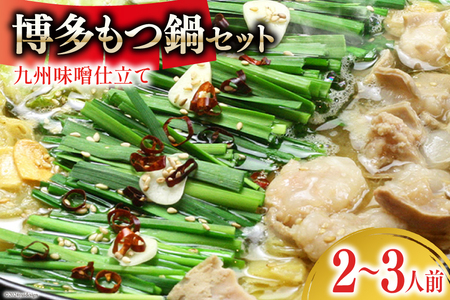 博多もつ鍋 セット (九州味噌仕立て) 2～3人前 [ベネフィス 福岡県 筑紫野市 21761405]