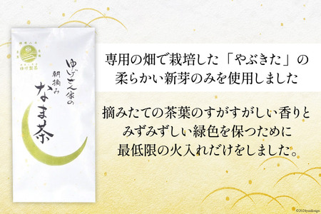 お茶 八女茶 ゆげさん家の朝摘みなま茶 300g(100g×3袋）[Esprit 福岡県 筑紫野市 21761023]