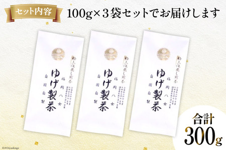 お茶 八女茶 極上煎茶・白（深蒸し煎茶）300g(100g×3袋) [Esprit 福岡県 筑紫野市 21760772]