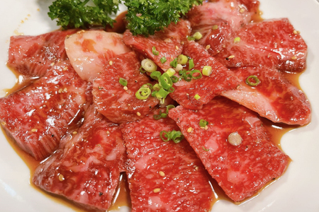 訳あり 牛肉 博多和牛 A4 ランク 焼肉用 タレ漬け 550g 3回 定期便 [木村食品 福岡県 筑紫野市 21761189]