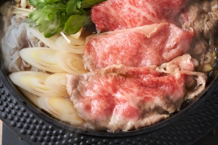 博多和牛 A4以上 すき焼きセット 500g [MEAT PLUS 福岡県 筑紫野市 21760739] 肉 牛肉 和牛 黒毛和牛 すき焼き 冷凍