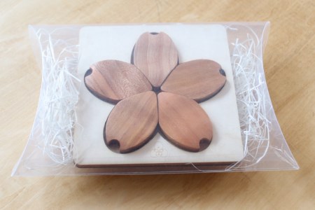 厄除桜 桜の箸置き 5個セット [トポスデザイン 福岡県 筑紫野市 21760047]