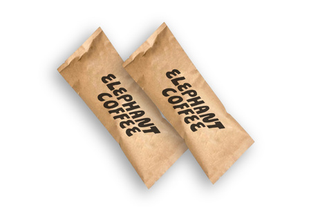 コーヒー 粉 「ライトブレンド」200g [エレファントコーヒー 福岡県 筑紫野市 21761114]