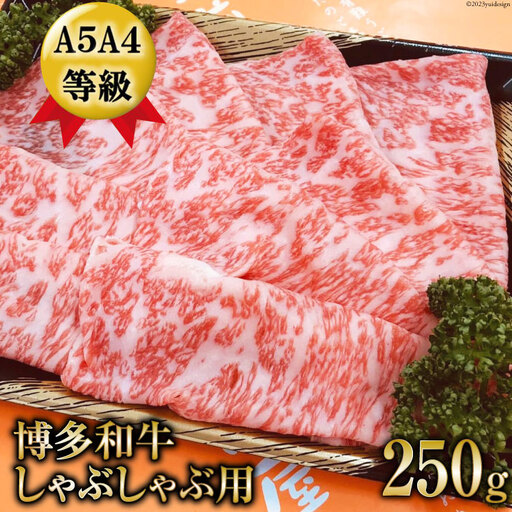 【数量限定】博多和牛 ロース しゃぶしゃぶ用 250g / 筑前屋 / 福岡県 筑紫野市 [21760385]