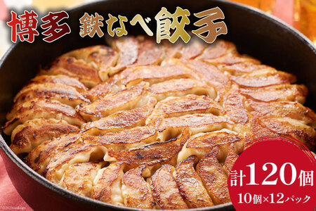 博多鉄なべ餃子 10個×12 計120個 / うまか堂本舗 / 福岡県 筑紫野市 [21760422]