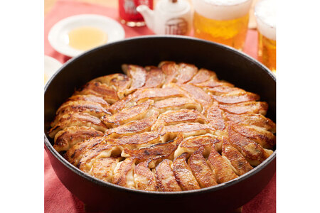 博多鉄なべ餃子 パーティーセット 餃子 240個 & 博多うまポン300ml×2 & 博多うま柚子60g×2 / うまか堂本舗 / 福岡県 筑紫野市 [21760426]