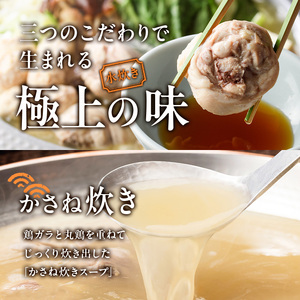 博多華味鳥 水たきセット ちゃんぽん麺付き (3～4人前) 【ksg1292-A】