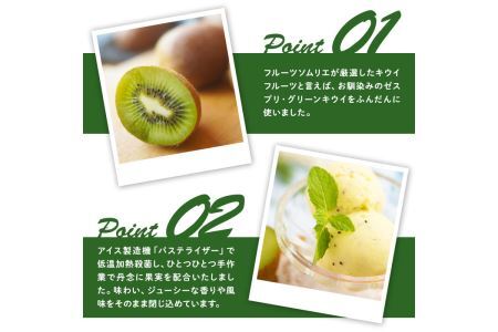 フルーツソムリエが作った濃厚グリーンキウイジェラート(1L) アイス アイスクリーム 手作り スイーツ ＜離島配送不可＞【ksg0058】【南国フルーツ】