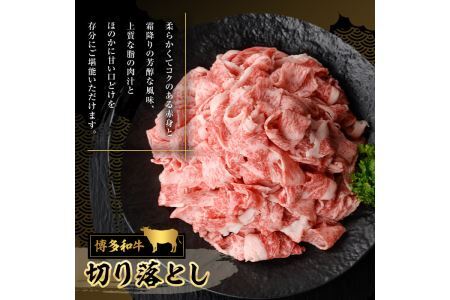 博多和牛切り落とし(500g) 牛肉 黒毛和牛 国産 すき焼き しゃぶしゃぶ＜離島配送不可＞【ksg0459】【JA全農ミートフーズ】