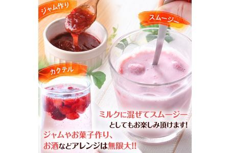 訳あり いちごの王様【あまおう】冷凍いちご (計1.6kg) 苺 いちご あまおう フルーツ 果物 冷凍 数量限定＜離島配送不可＞【ksg1322】【よっちゃんファーム】