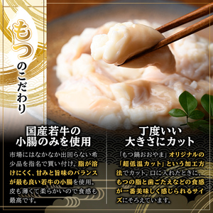 みそ味・しょうゆ味 もつ鍋 国産若牛小腸のみ使用 食べ比べセット(合計6人前) モツ鍋 もつ鍋セット 鍋セット 国産牛 牛肉 冷凍 九州味噌 醤油 牛 牛モツ 牛もつ もつ 小腸 ホルモン ちゃんぽん 食べ比べ ＜離島配送不可＞【ksg1698】【博多もつ鍋おおやま】