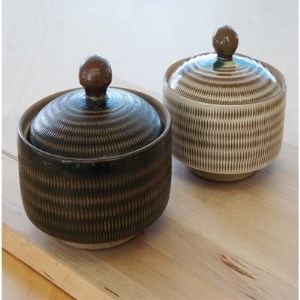 福ふく　だし仕込み壺漬け明太子(150g×2)小石原焼の壺入り2個セット_魚介・海産物 明太子  めんたいこ  装飾品・工芸品  陶器・漆器 _【配送不可地域：離島】【1026521】