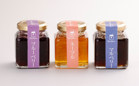 はちみつソース(マルベリー・ネーブル・ブルーベリー)セット_惣菜・加工品 缶詰・瓶詰 調味料 砂糖 さとう_【1049032】