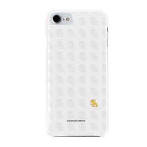 福岡ソフトバンクホークス iPhoneケース ハードタイプ logo-ip7-3-wht【1229534】