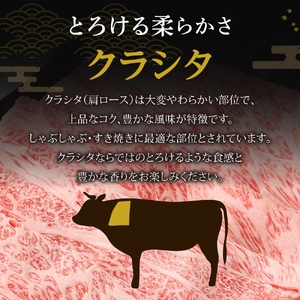 黒毛和牛 (博多和牛) クラシタしゃぶしゃぶ・すき焼き用500g【伊豆丸商店】_HA1563