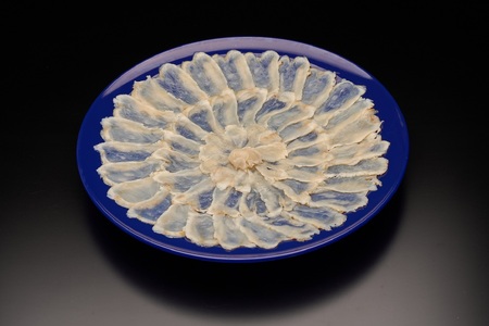 漁協お勧め 玄界灘 の 天然 ふぐ 炙り刺し セット(2～3人前)【宗像漁協】_HA1591