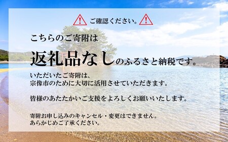 【返礼品なし】宗像市ふるさと応援寄附 1,000,000円_HA1802