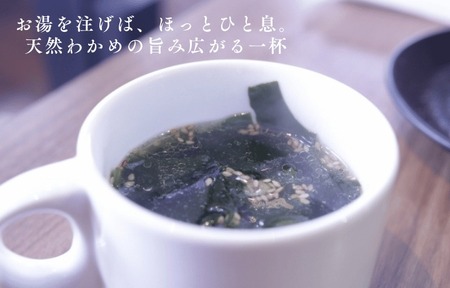 【道の駅むなかた】宗像産天然わかめスープ 5個セット(約75杯分)_HA1823