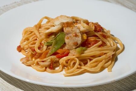 しまふぐトマトソースパスタ(3個セット)【宗像漁協】_HA1727