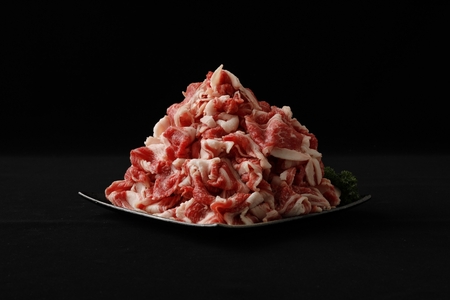 数量限定！むなかた牛切り落とし1.2kg(400g×3パック）【伊豆丸商店】_HA1944 国産 赤身