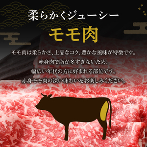 【A5ランク】黒毛和牛 (博多和牛) もも 赤身 しゃぶしゃぶ・すき焼き用600g(300g×2パック)【伊豆丸商店】_HA0175