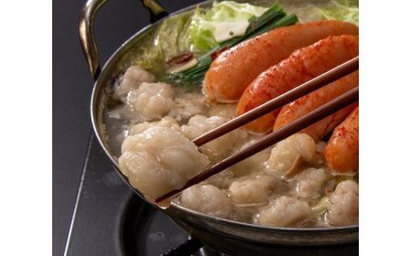 【ご家庭用】博多明太もつ鍋(塩味)3人前【海千】_HA0695