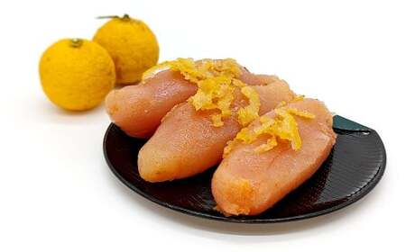 【訳あり】 辛子明太子 ゆず皮入り 切大 500g からしめんたいこ 明太子 明太 魚卵 すけそうだら 柚子 ゆず 切子 冷凍