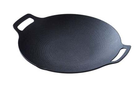 鉄板マルチグリドル 29cm 単品 （ディープタイプ） ／ 収納ケース付き マルチグリドル マルチグリドルパン グリルパン マルチグリル 丸形 鉄板 グリルプレート 福岡県 太宰府市