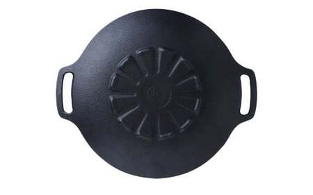 鉄板マルチグリドル 29cm 単品 （ディープタイプ） ／ 収納ケース付き マルチグリドル マルチグリドルパン グリルパン マルチグリル 丸形 鉄板 グリルプレート 福岡県 太宰府市