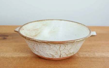 手作り 個鍋 （一人前の土鍋） 1個 【白】 直火･オーブン調理可 800cc どんぶり型 土鍋 鍋 なべ 調理器具