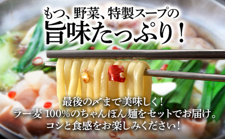 鶏家の一人鍋 もつ ３種セット 鍋 もつ鍋 もつすき 地獄焼きホルモン 麺付き ちゃんぽん麺 福岡県 福岡 九州 グルメ お取り寄せ