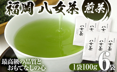八女茶 煎茶 600g（100g×6袋）茶 緑茶