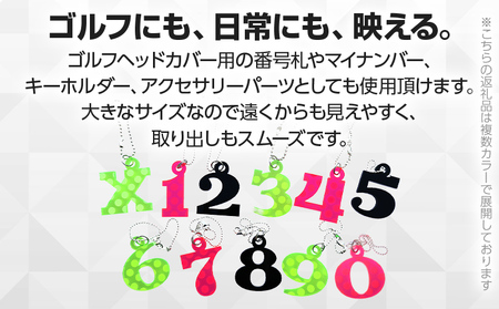 アクリルナンバーチャーム 蛍光 グリーン 0 1 2 3 4 5 6 7 8 9 X 番号 大きい キーホルダー アクセサリー プレゼント ギフト 贈り物 福岡 九州 福岡県 メール便（ポスト投函）